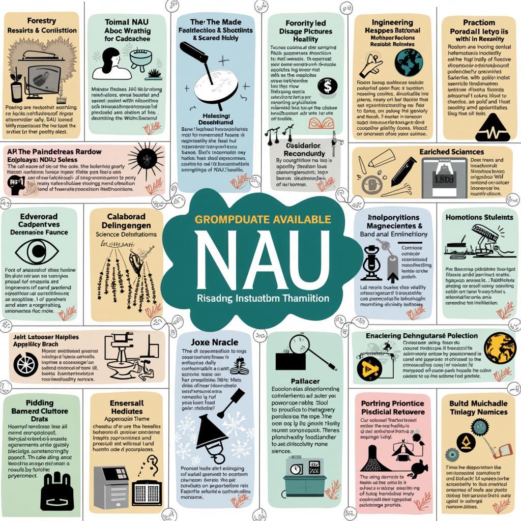 Diverse research areas at NAU