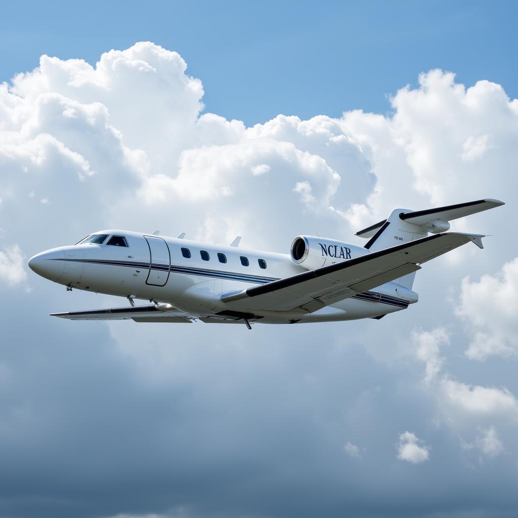 NCAR Research Aircraft Soaring Through the Sky