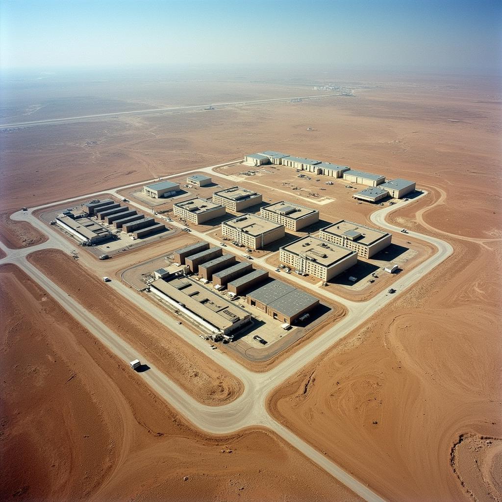 Aerial View of the Negev Nuclear Research Center