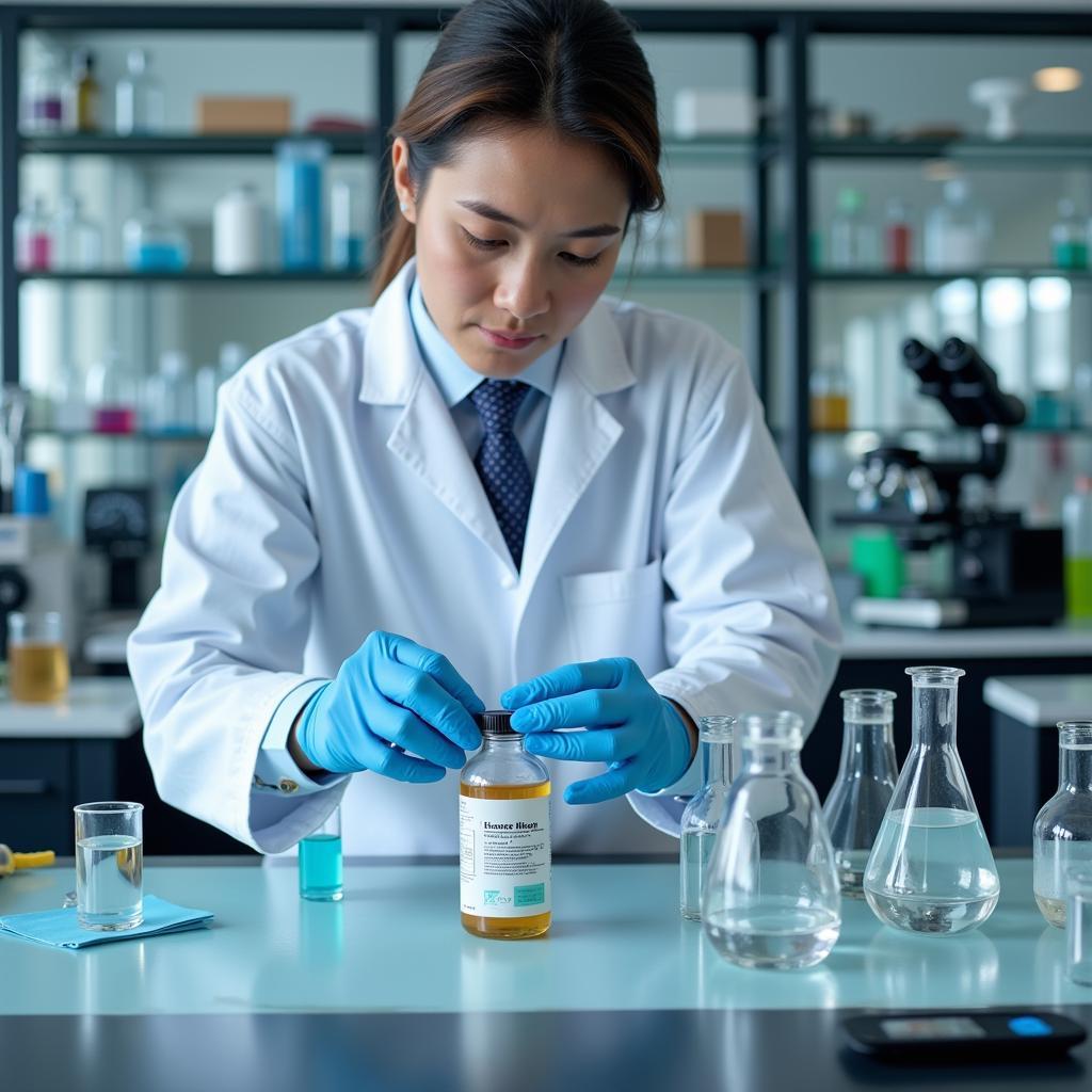 Novel Science Research Chemicals Lab Experiment