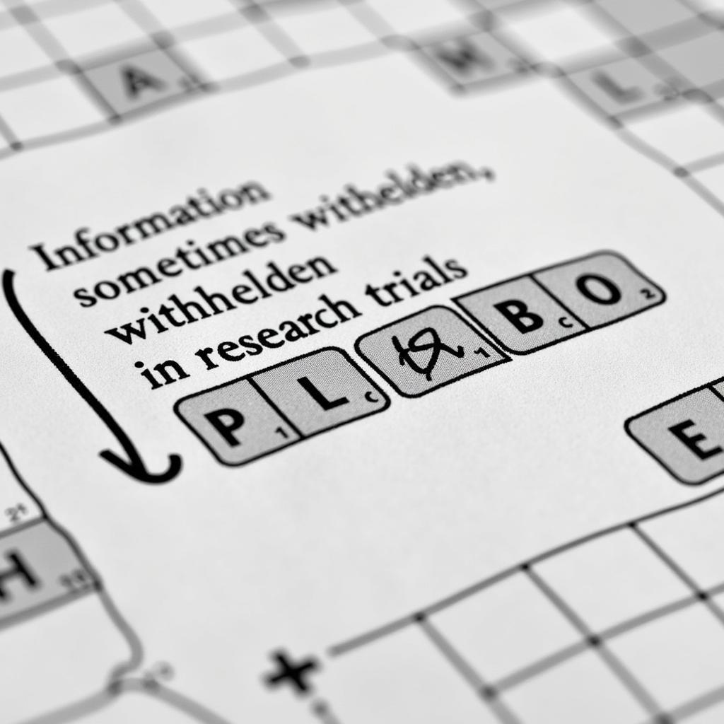 NYT Crossword Puzzle with a Research Ethics Clue