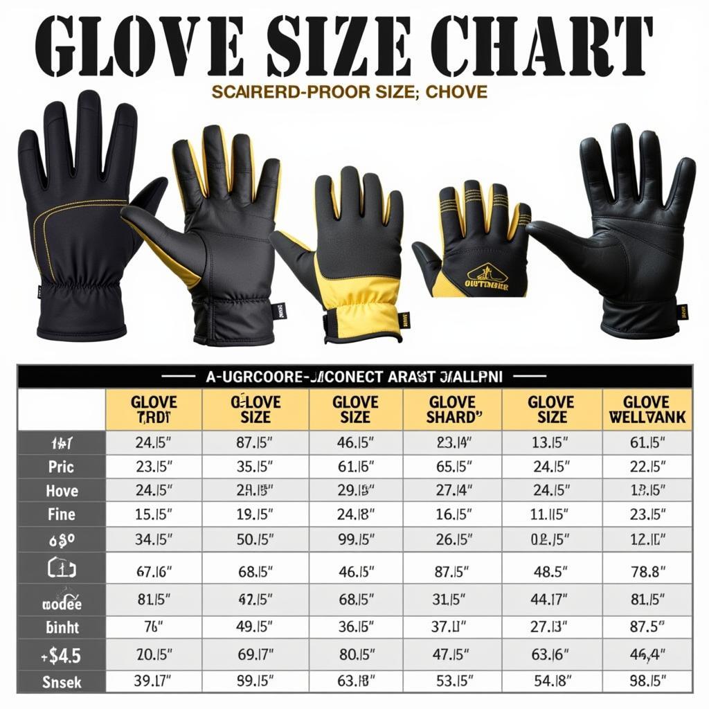 Outdoor Research Glove Size Chart Example