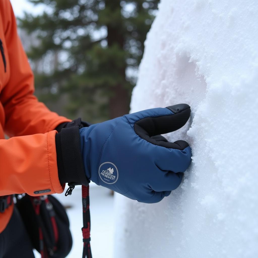 Outdoor Research Meteor Mittens In Use