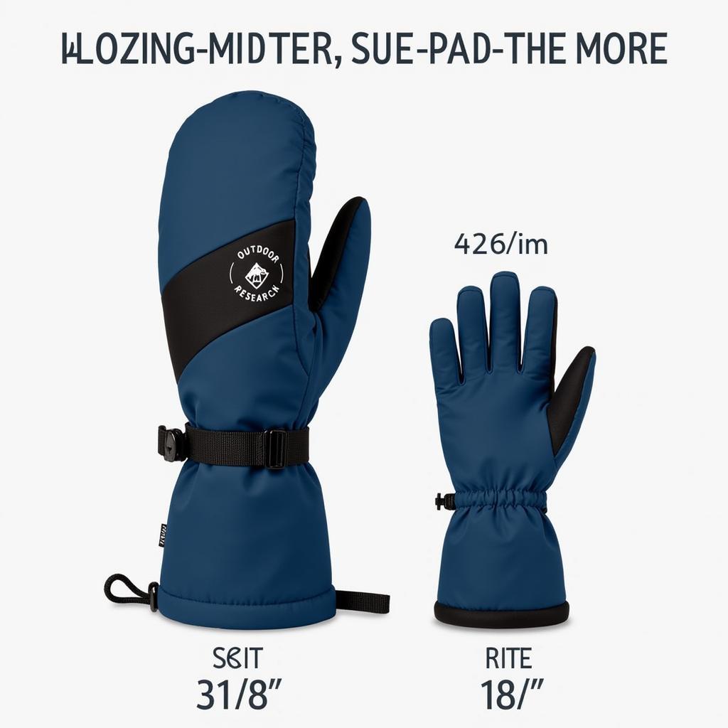 Outdoor Research Meteor Mittens Sizing