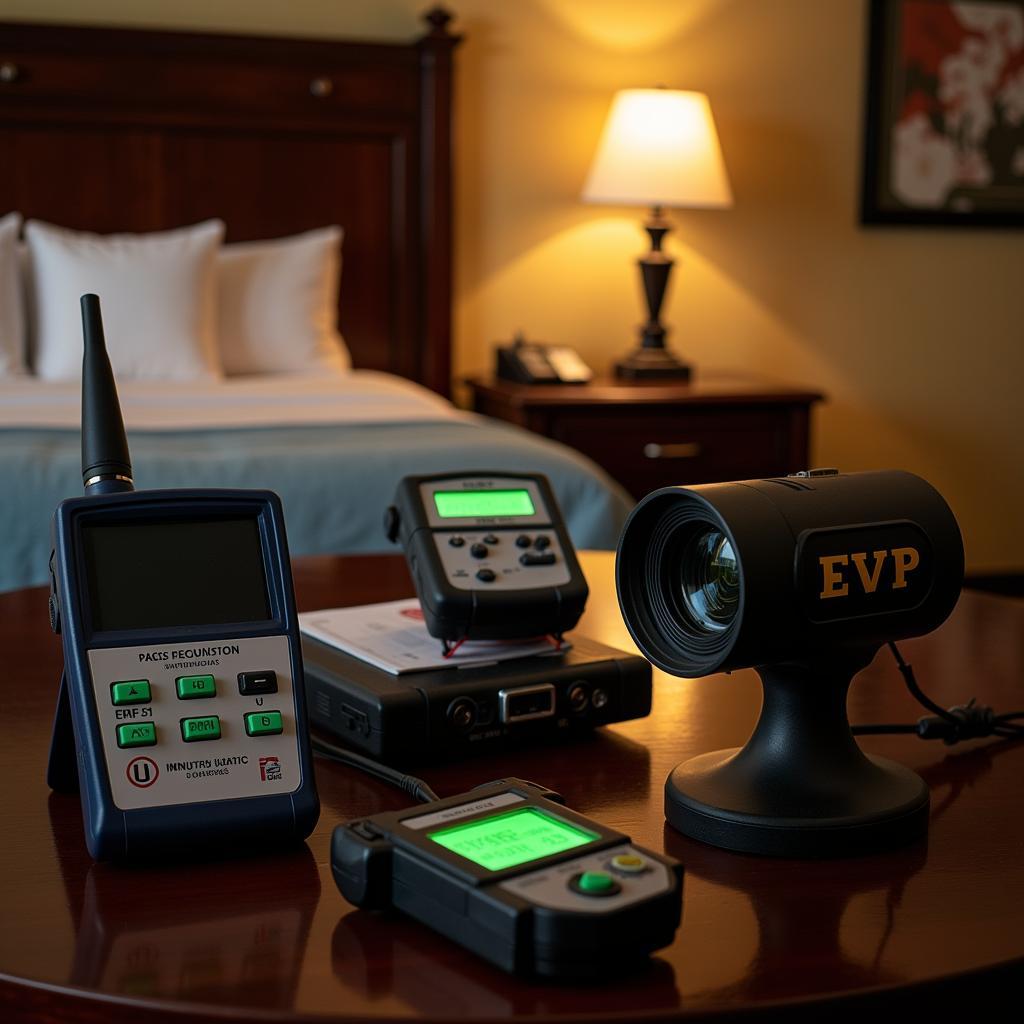 Paranormal Investigation Equipment at Holiday Inn Express