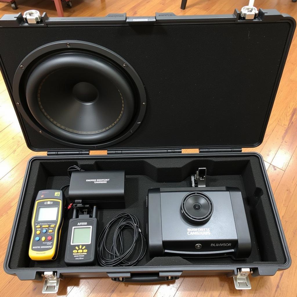 Paranormal Investigation Equipment Setup with Hsu VTF-2 Mk5 Subwoofer