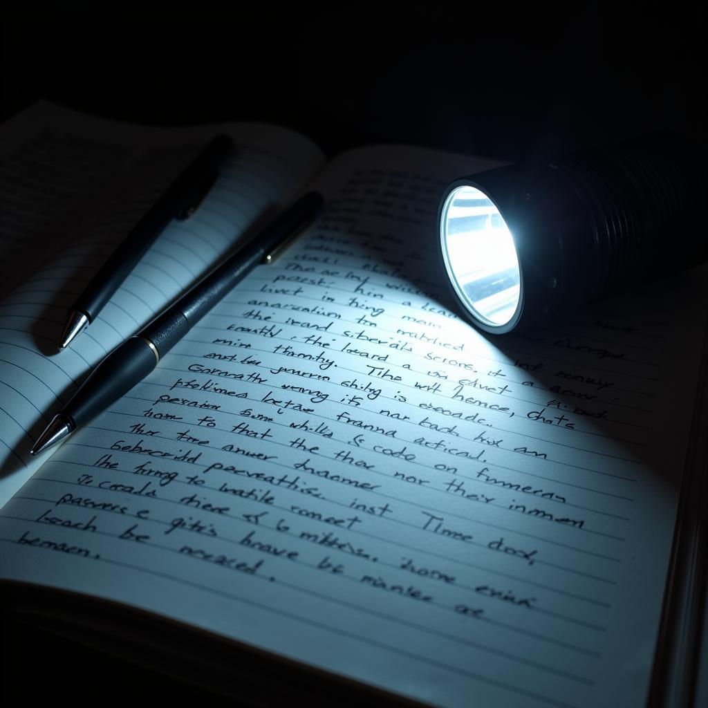 Meticulous Note-Taking During a Paranormal Investigation