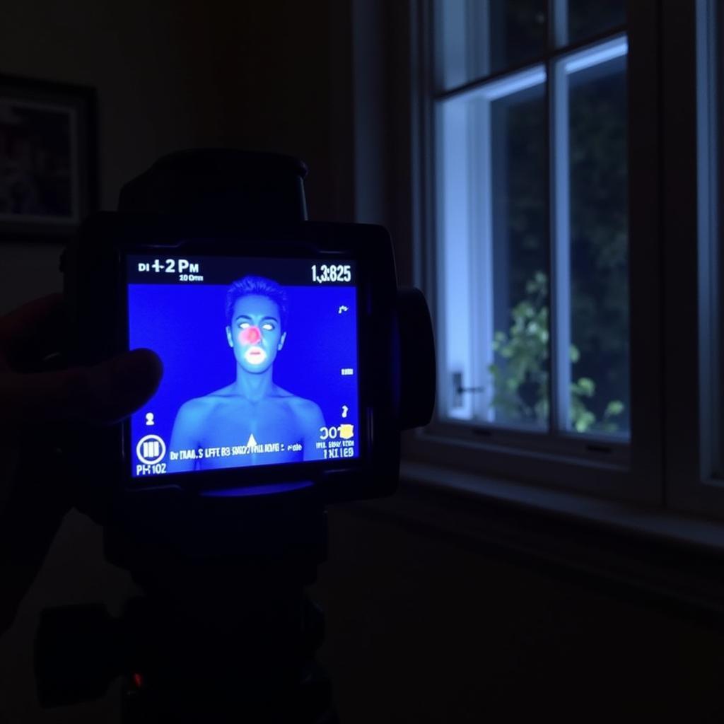 Misinterpreting thermal camera data in a paranormal investigation