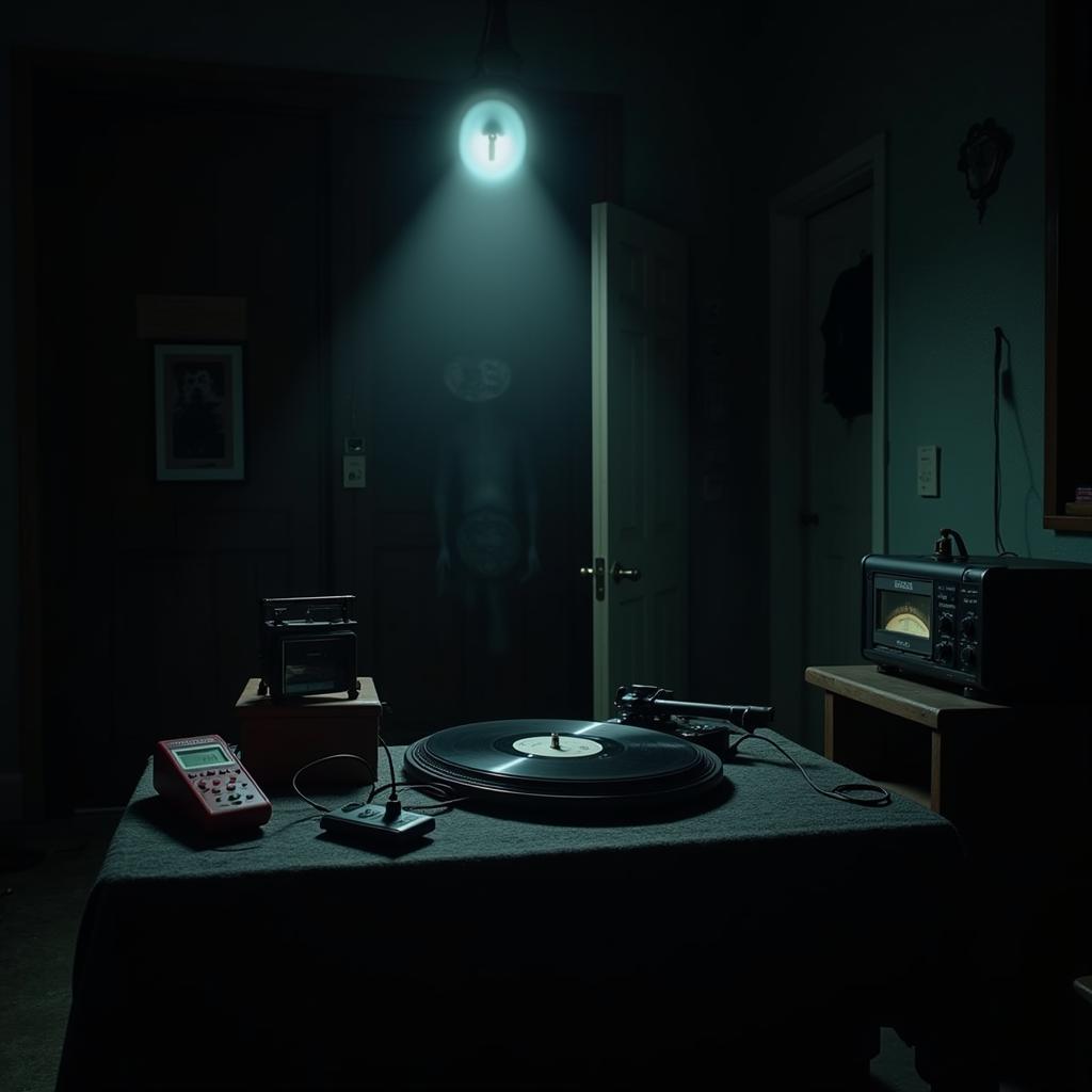 Paranormal Investigation with Rega Turntable and EMF Meter