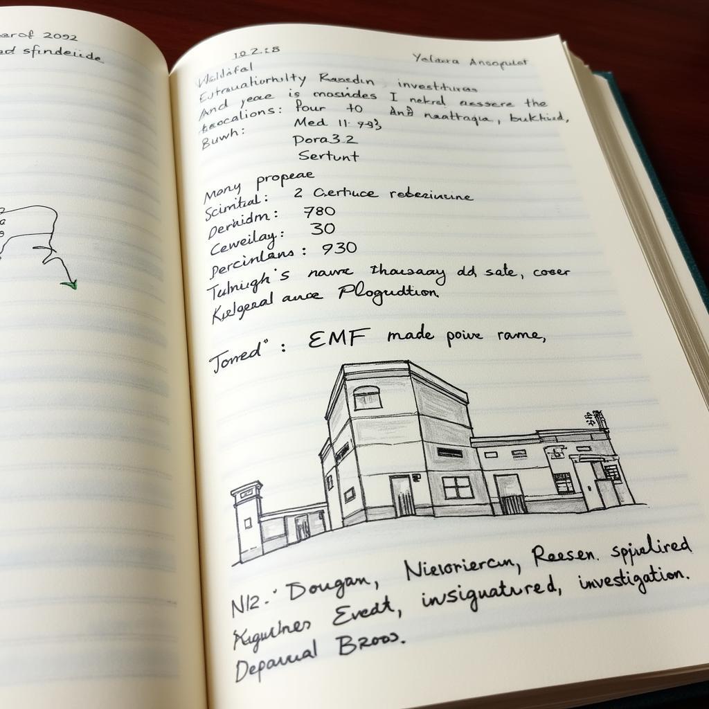 Example of a Paranormal Research Laboratory Notebook Entry