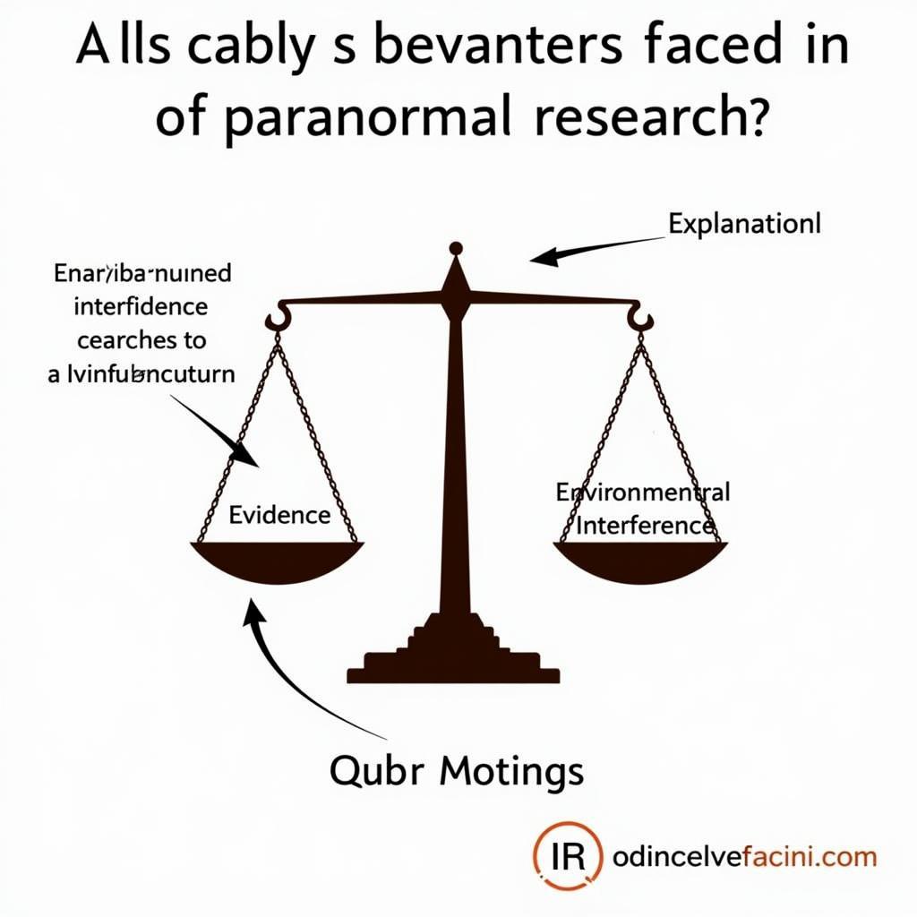 Depiction of the challenges faced in paranormal research, highlighting the need for rigorous methodology and objective analysis.