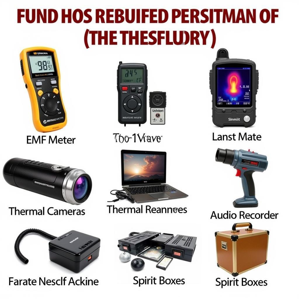 Paranormal Research Equipment