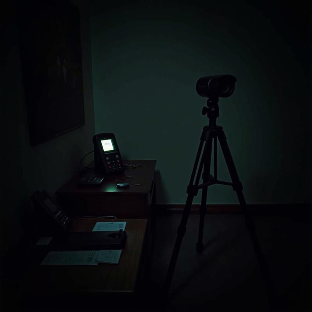 Paranormal Research Equipment Setup