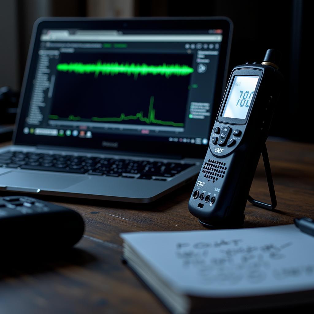 Paranormal Research Equipment Setup