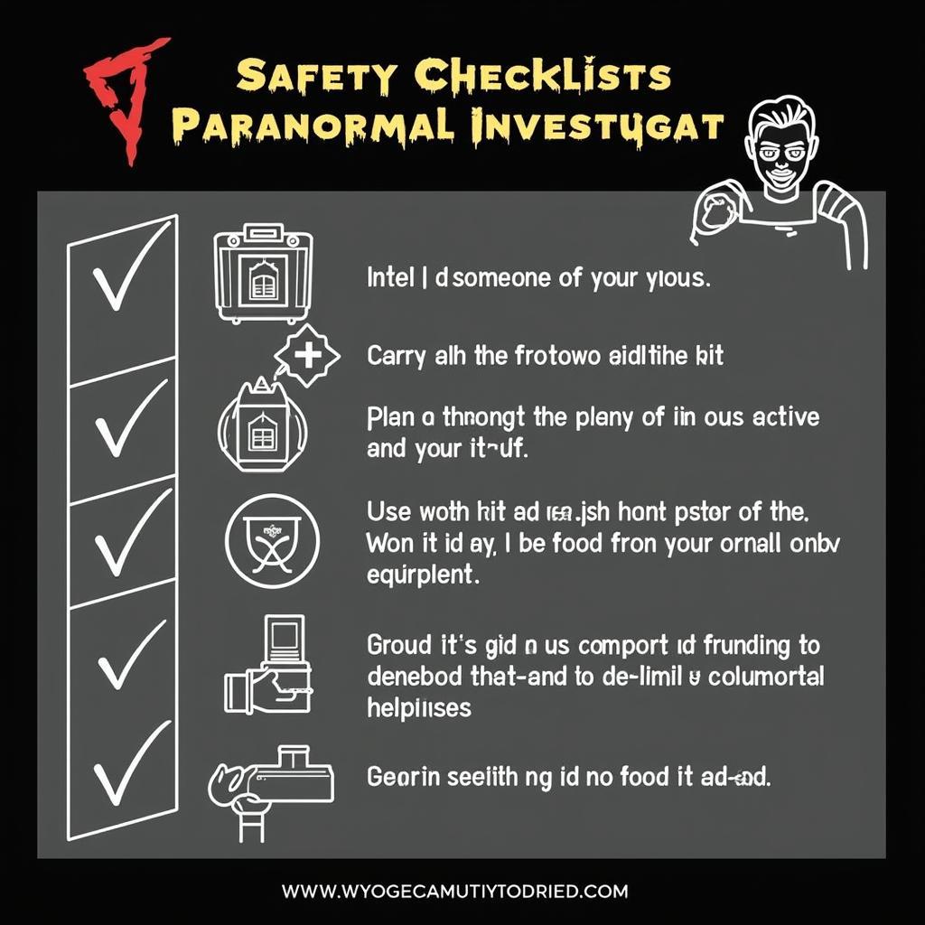 Paranormal Research Safety Checklist