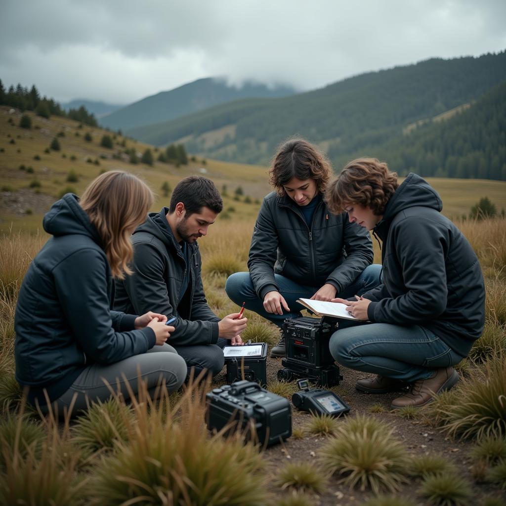 Paranormal Research Team Collaboration