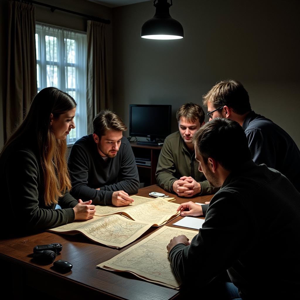 Paranormal Research Team Meeting