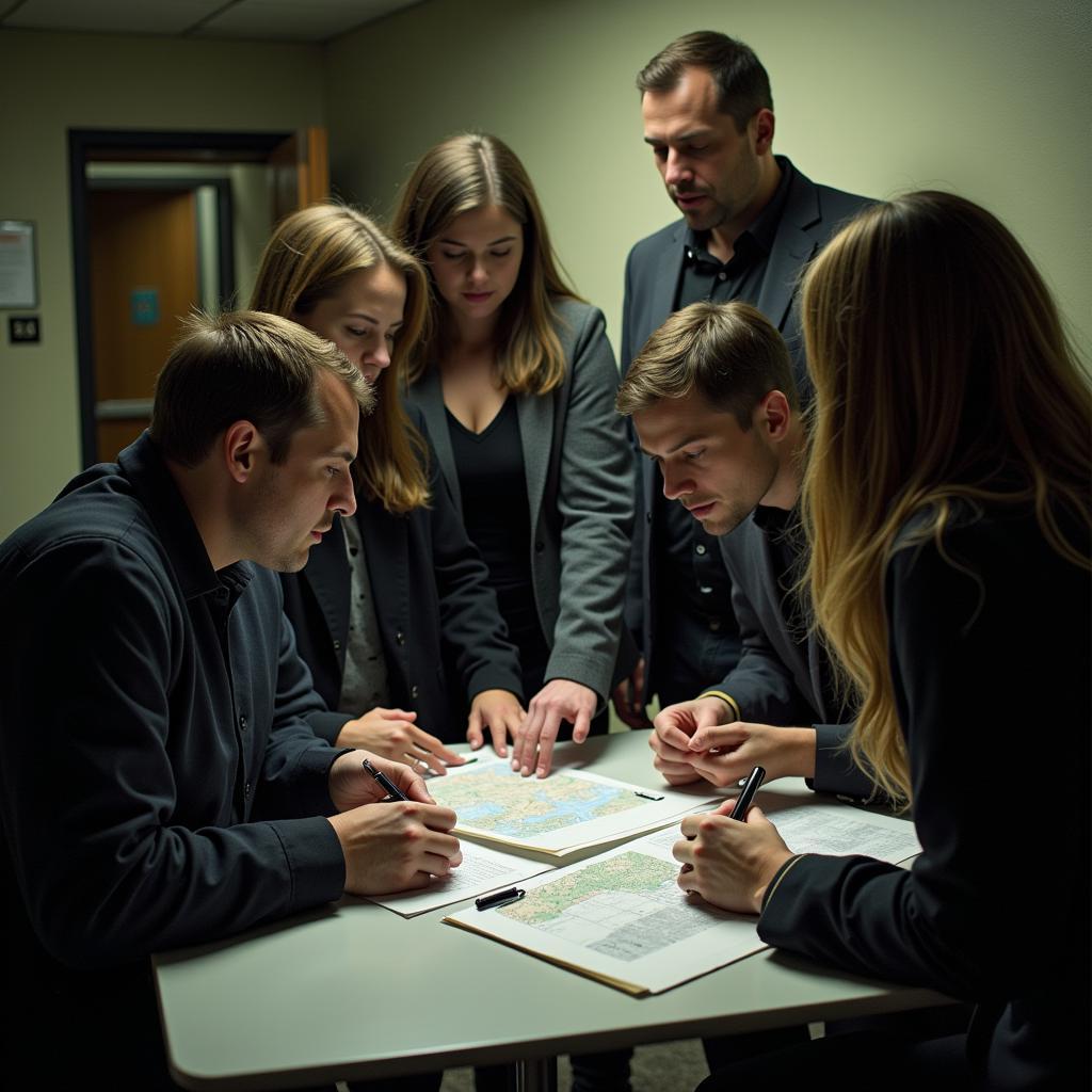 Paranormal Research Team Meeting