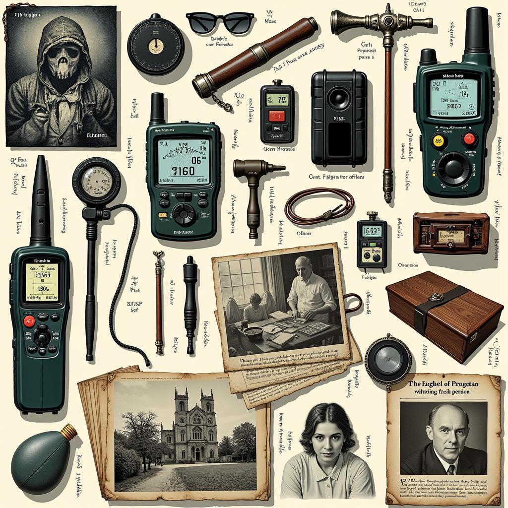 Various tools and techniques used in paranormal research