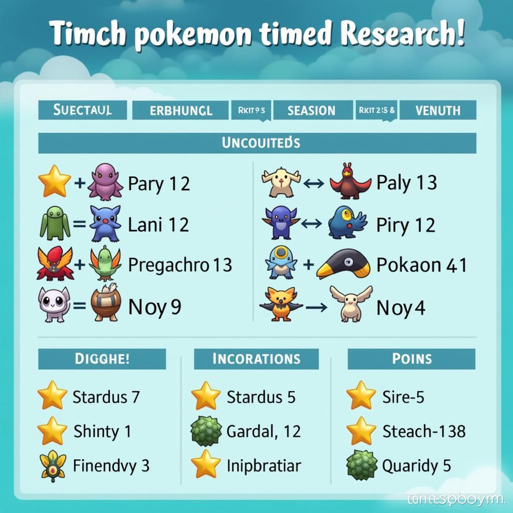 Pokemon Go 8th Anniversary Timed Research Rewards