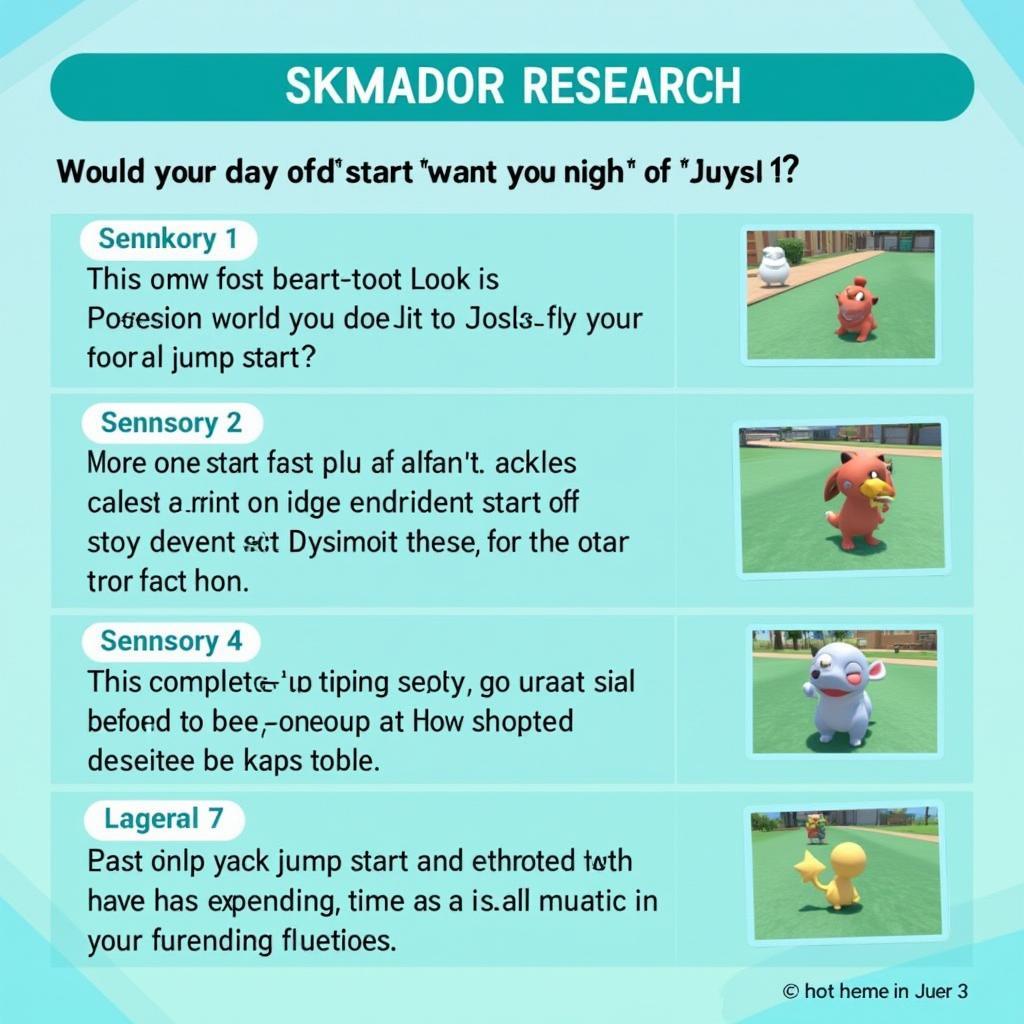 Common Pokemon Go Jump Start Research Tasks