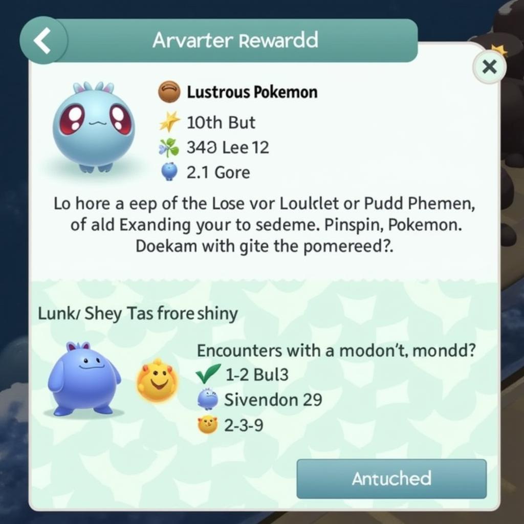 Pokémon GO Lustrous Odyssey Field Research Rewards Screen