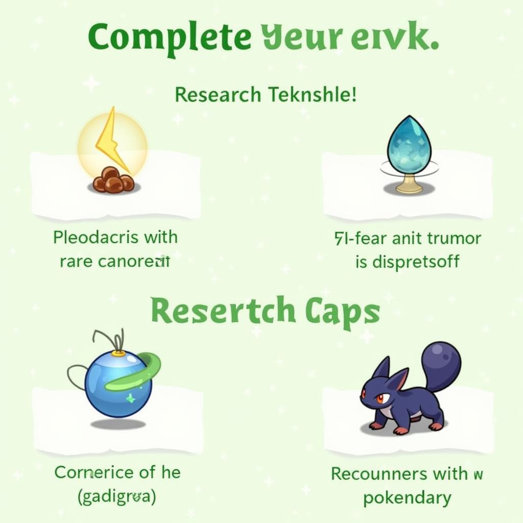 Pokemon Go Research Rewards Showcase