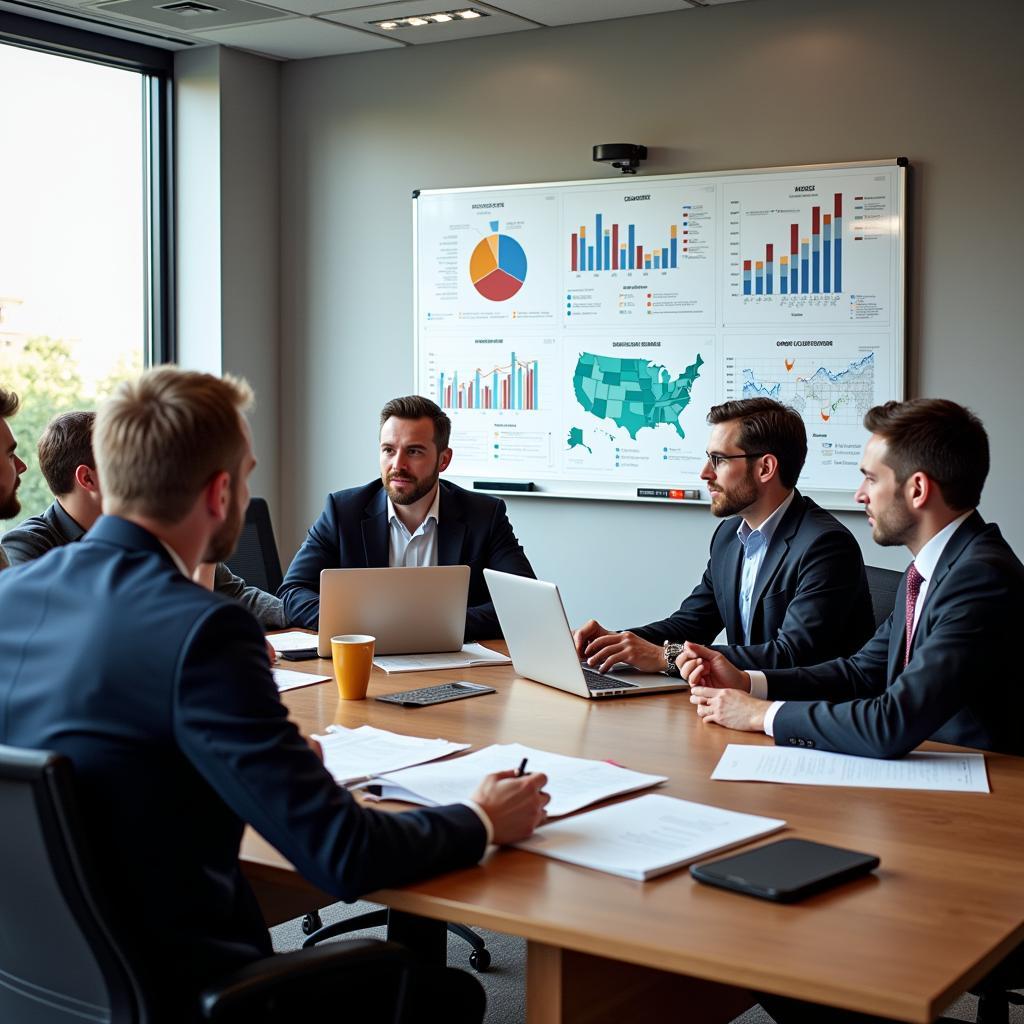 Political Campaign Strategists in a Meeting