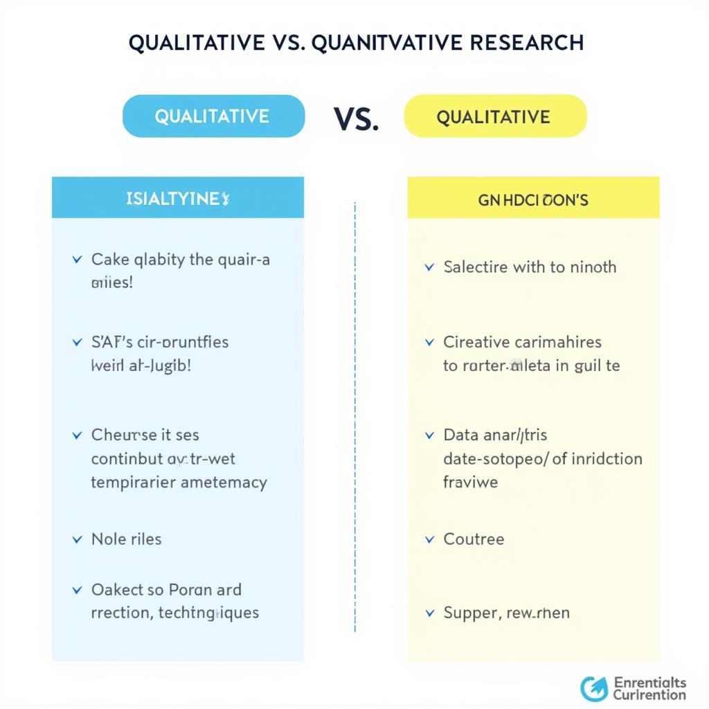 Comparison of Qualitative and Quantitative Research Methods