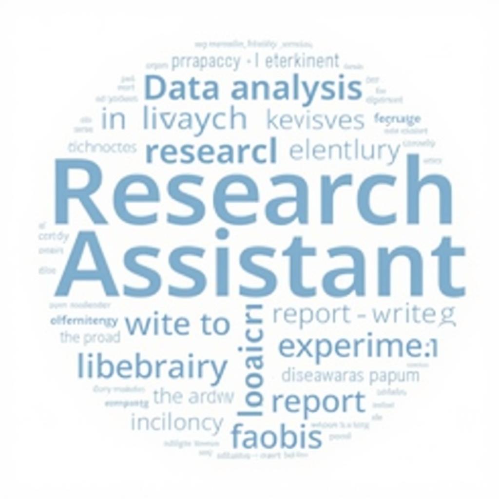 Keywords for a research assistant resume