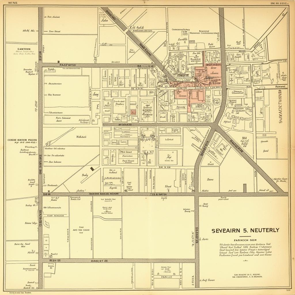 Historical Map of Research Boulevard and Surrounding Area