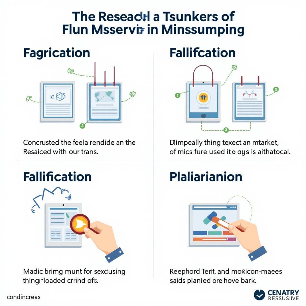 Examples of Research Misconduct: Fabrication, Falsification, and Plagiarism