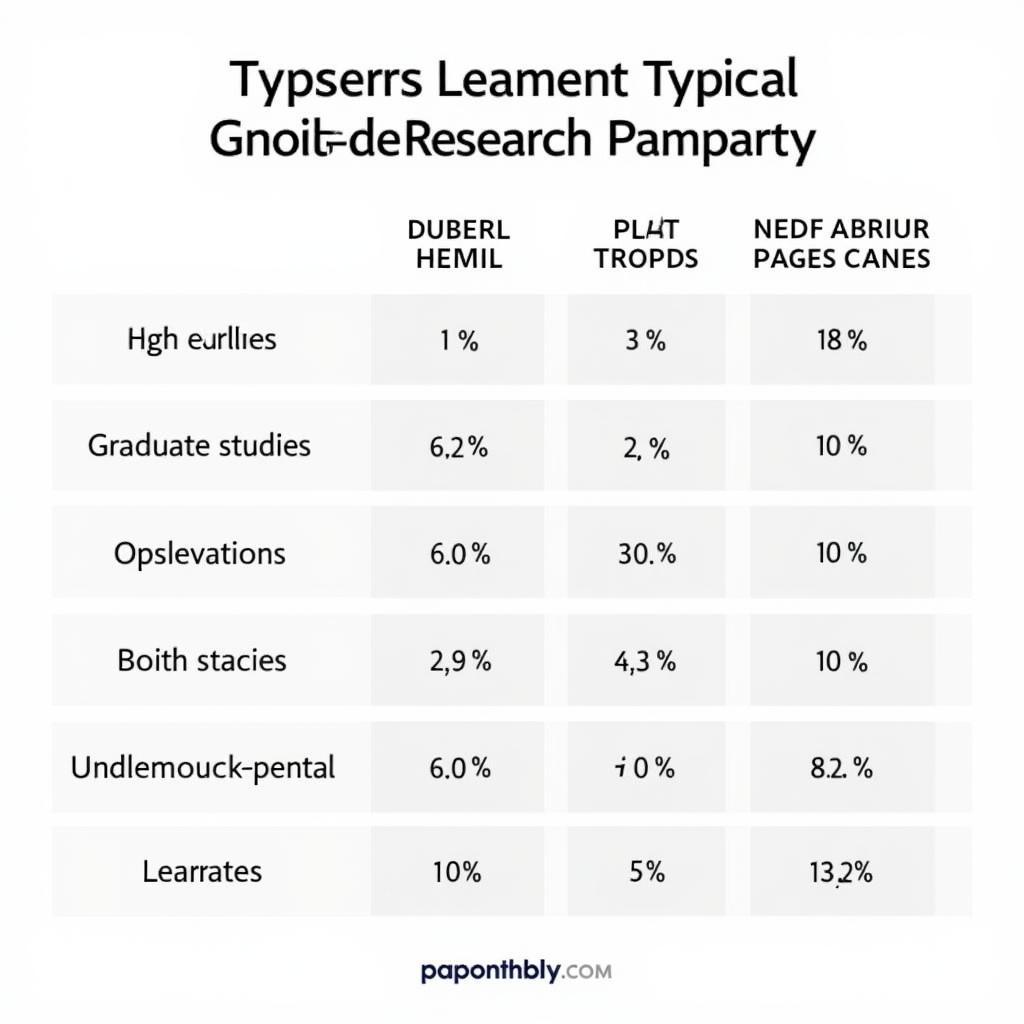 Research Paper Length by Academic Level