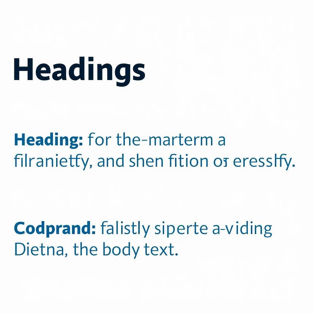 Research poster font hierarchy: A research poster showcasing a clear hierarchy of font sizes and styles for headings, subheadings, and body text, emphasizing the importance of visual organization.