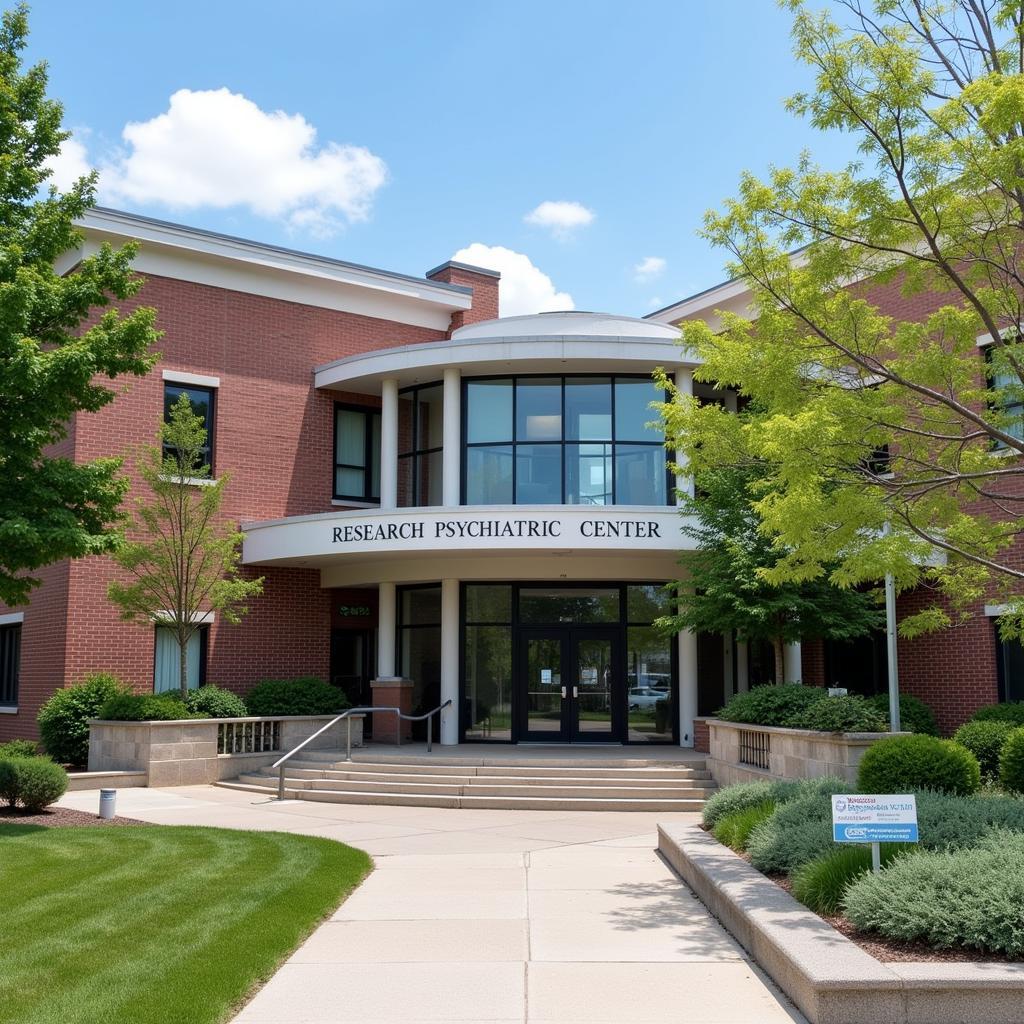 Exterior view of Research Psychiatric Center in Kansas City