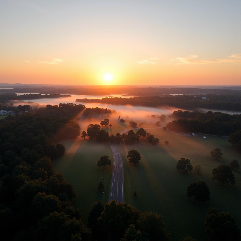 Research Triangle Park at dawn