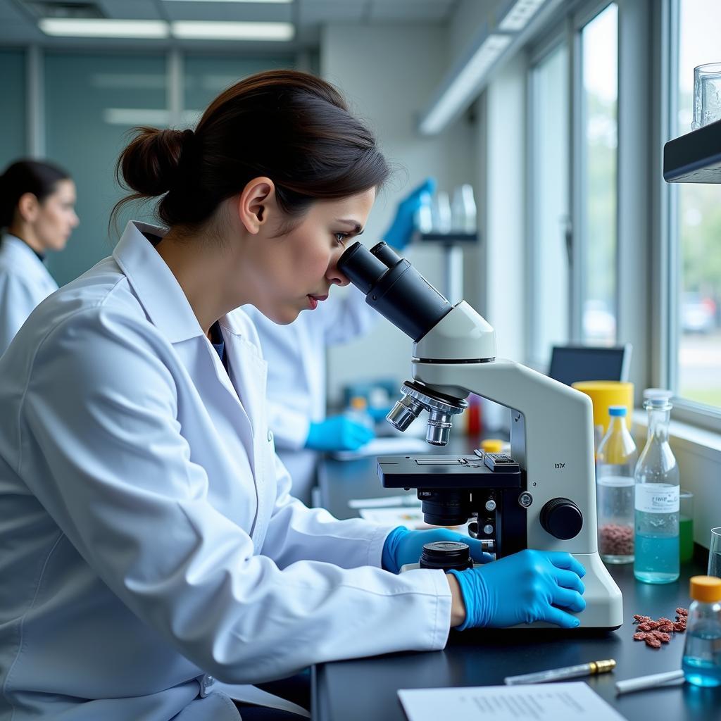 Urology Lab Scientist Conducting Research