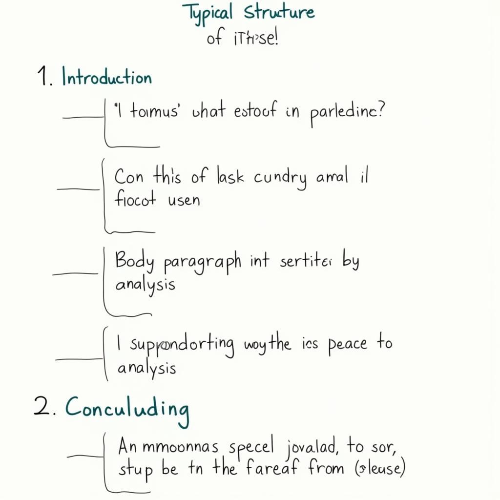 Example of a Researched Argument Essay Structure