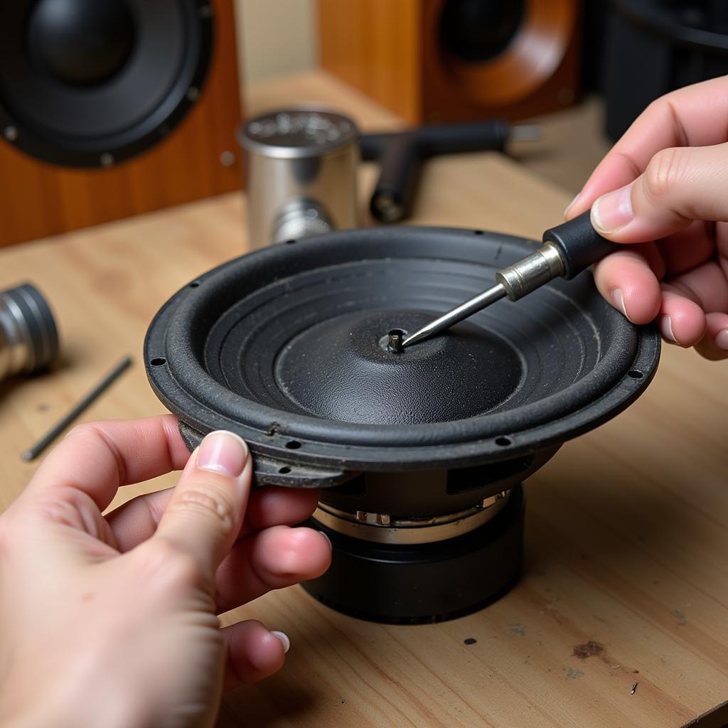 Restoring a Vintage AR Speaker Woofer