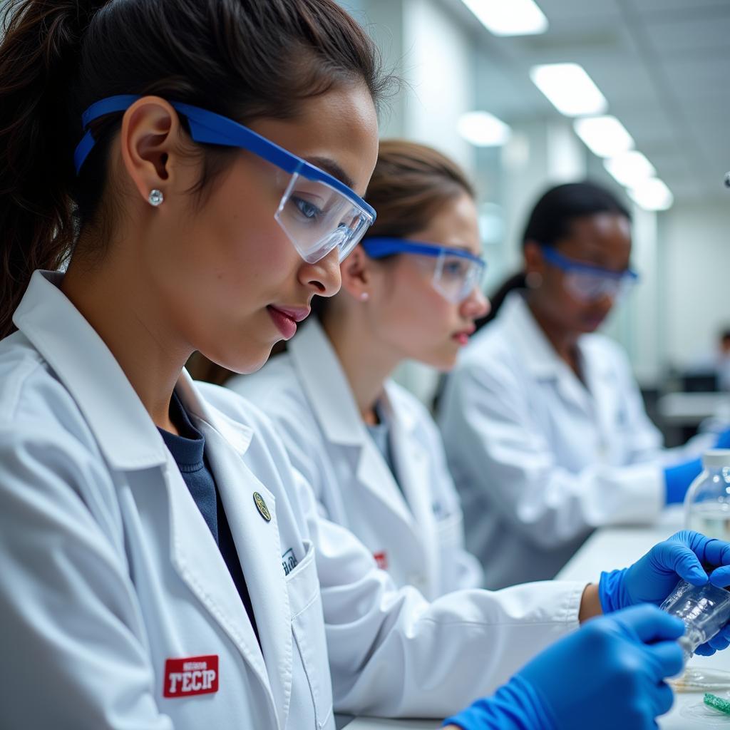 Rockefeller Summer Science Research Program Students in the Lab