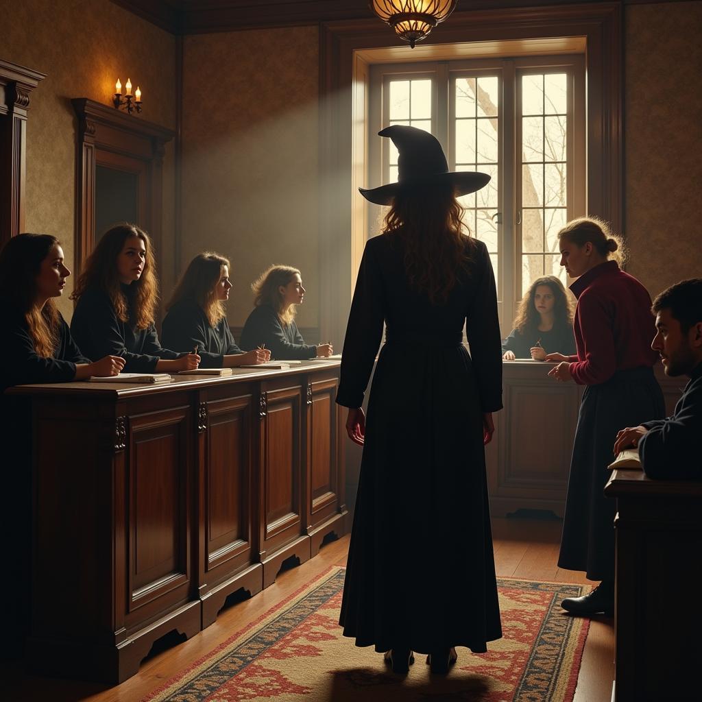 Salem Witch Trials: Depiction of Mass Hysteria and Fear