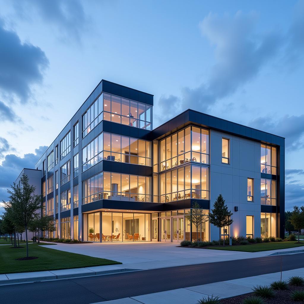 Modern architecture of the Samuel Lunenfeld Research Institute