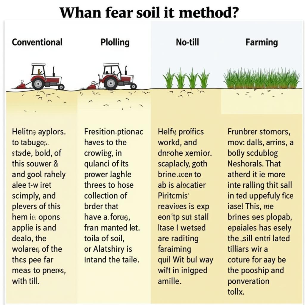 Different Soil Tillage Research Methods