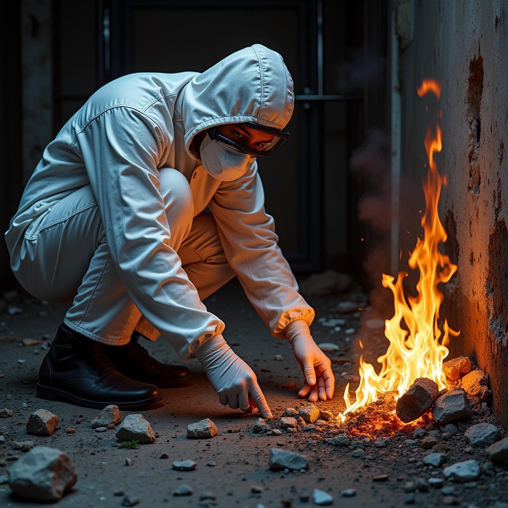 Investigating a Case of Spontaneous Human Combustion