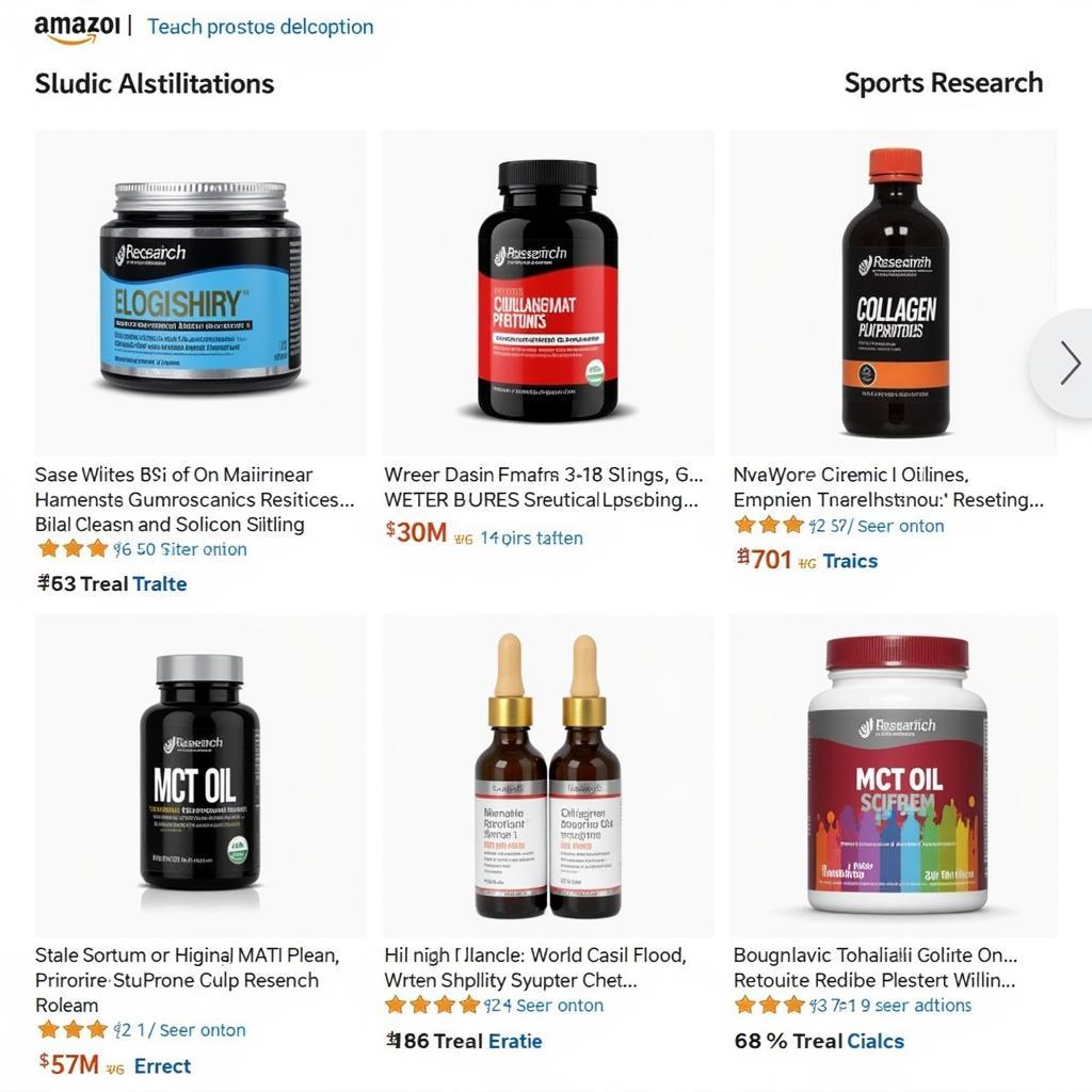 Sports Research Products on Amazon