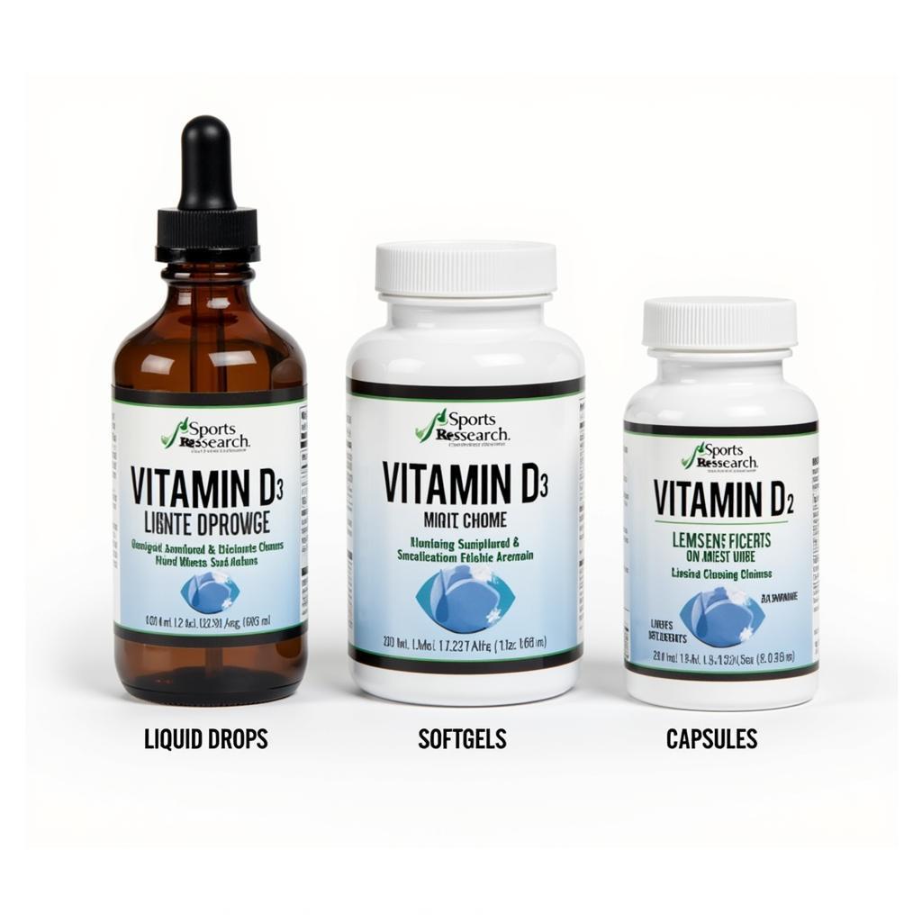 Different Forms of Sports Research Vitamin D3