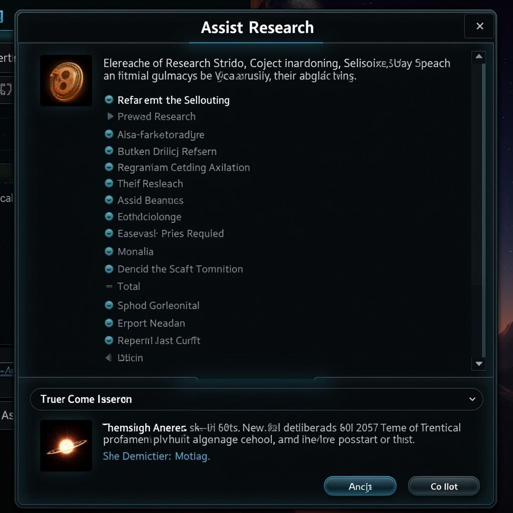 Stellaris Assist Research Diplomacy Screen