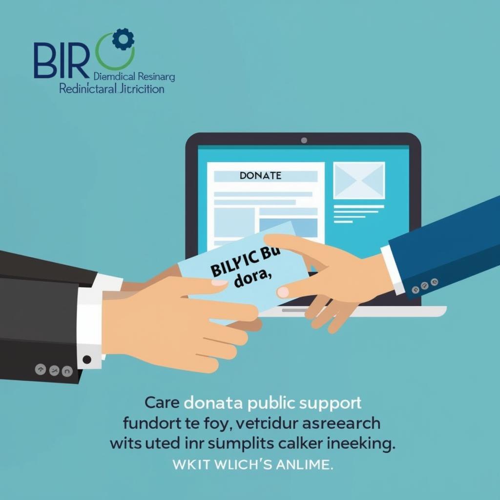Donating to support biomedical research