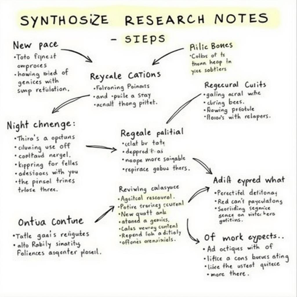 Synthesizing Research Information