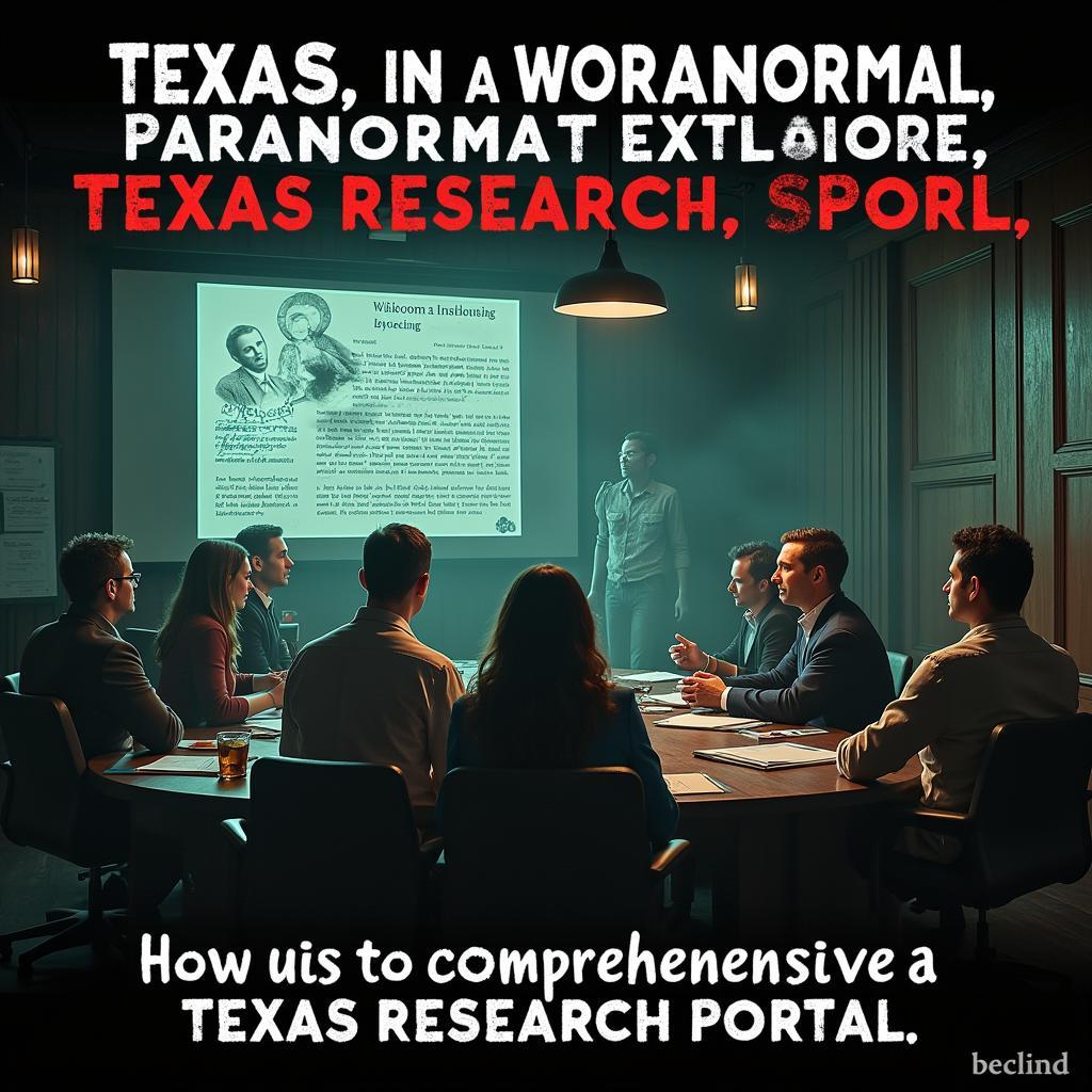 Texas Paranormal Research Community Collaboration: Sharing Knowledge and Resources